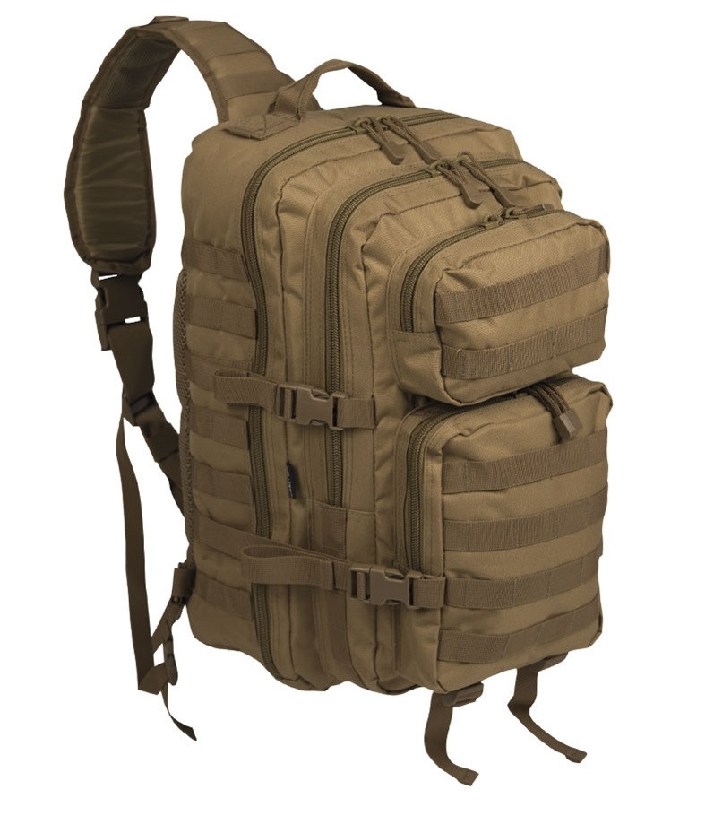 

Рюкзак однолямочный Mil-Tec "ONE STRAP ASSAULT PACK LG" коет, Песочный
