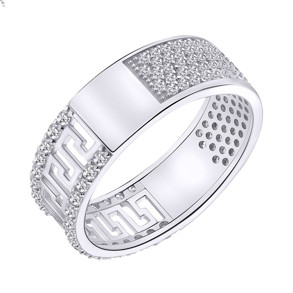 

Серебряное кольцо родированное - КК2Ф/2047 - 18,5