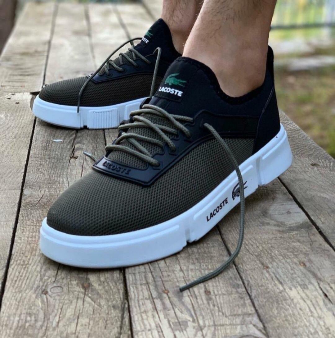 

Мужские кроссовки Lacoste хаки