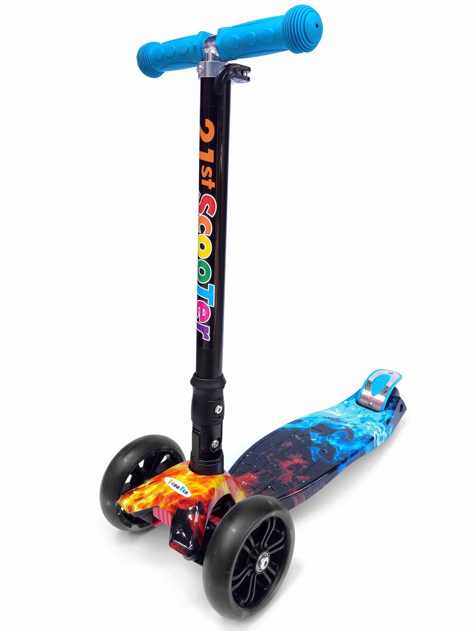 

САМОКАТ ДЕТСКИЙ MAXI BEST SCOOTER СКЛАДНОЙ РИСУНОК (ПРИНТ)