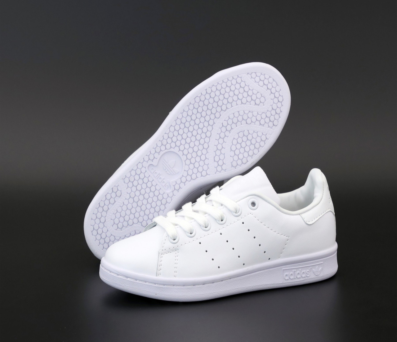 

Кроссовки женские Adidas Stan Smith белые, Адидас Стэн Смит, натуральная кожа, прошиты, код KD-12218 Весна\осень, да, да, да, 38