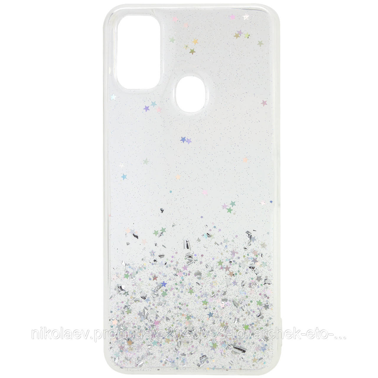 

TPU чехол Star Glitter для Samsung Galaxy M30s / M21, Прозрачный