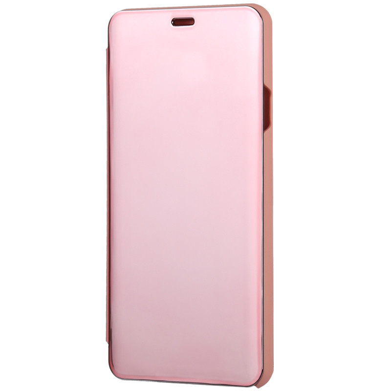 

Чехол-книжка Clear View Standing Cover для Huawei Y6p / Honor 9a, Rose gold