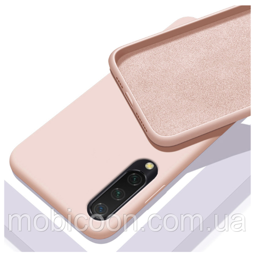 

Чехол Silicone Case full для Xiaomi Mi 9 Lite pink sant розовый (сяоми ксиоми ми 9 лайт), Светло-розовый