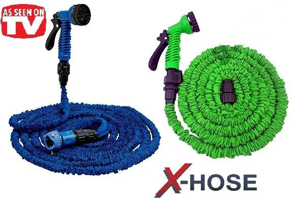 

Садовый шланг для полива Xhose 52.5 Метра 175FT с распылителем X-Hose 52.5м! Качество