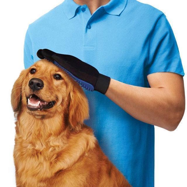 

Перчатка Pet Brush Glove для вычесывания животных, перчатка чесалка! Топ продаж