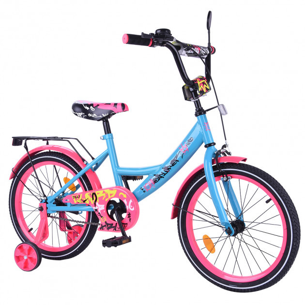 

Велосипед EXPLORER 18" T-218113 blue_pink, Голубой/розовый