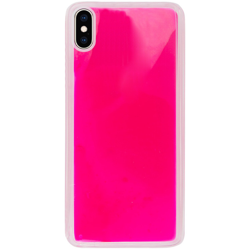 

Неоновый чехол Neon Sand glow in the dark для Apple iPhone XS Max (6.5") Розовый