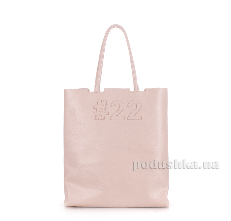 

Кожаная сумка Poolparty 22 leather-number-22-beige