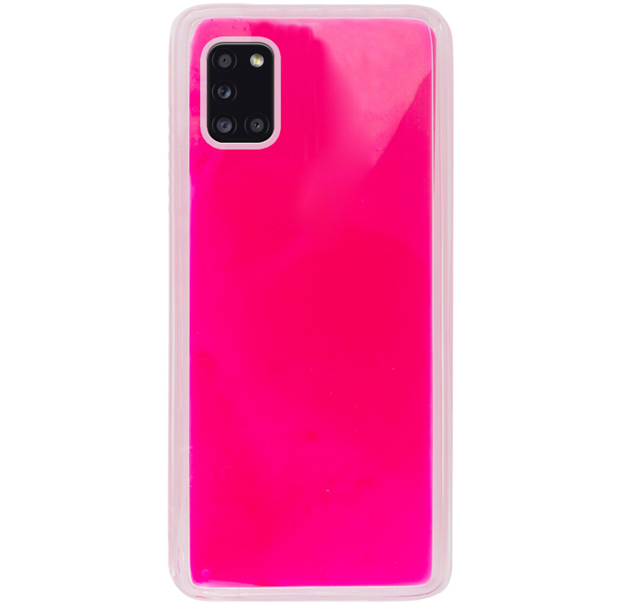 

Чехол-накладка (Жидкий Блеск) Neon Sand светящийся в темноте для Samsung Galaxy A31 SM-A315F Pink