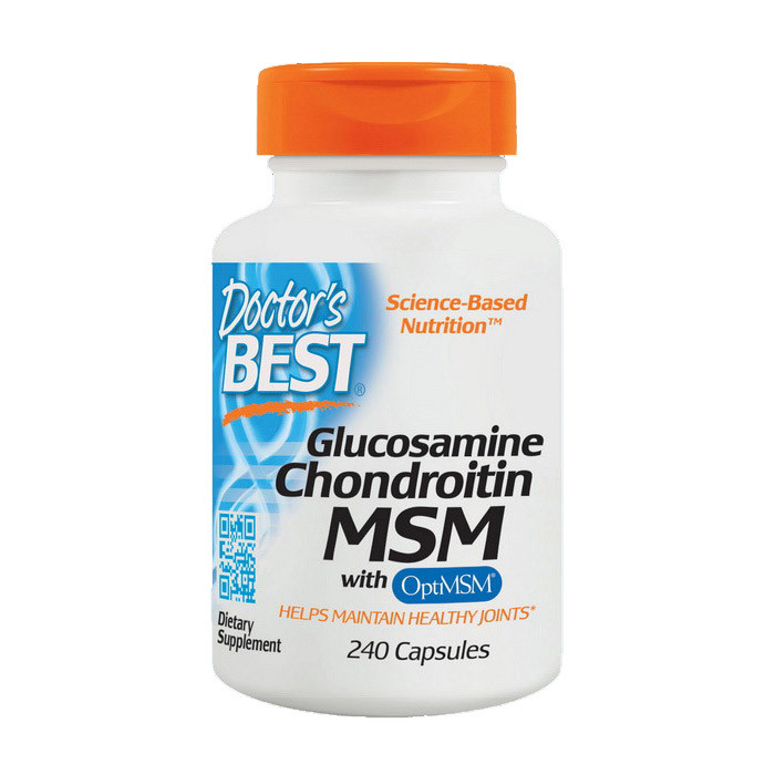 

Для суставов и связок Doctor's BEST Glucosamine Chondroitin MSM 240 капс