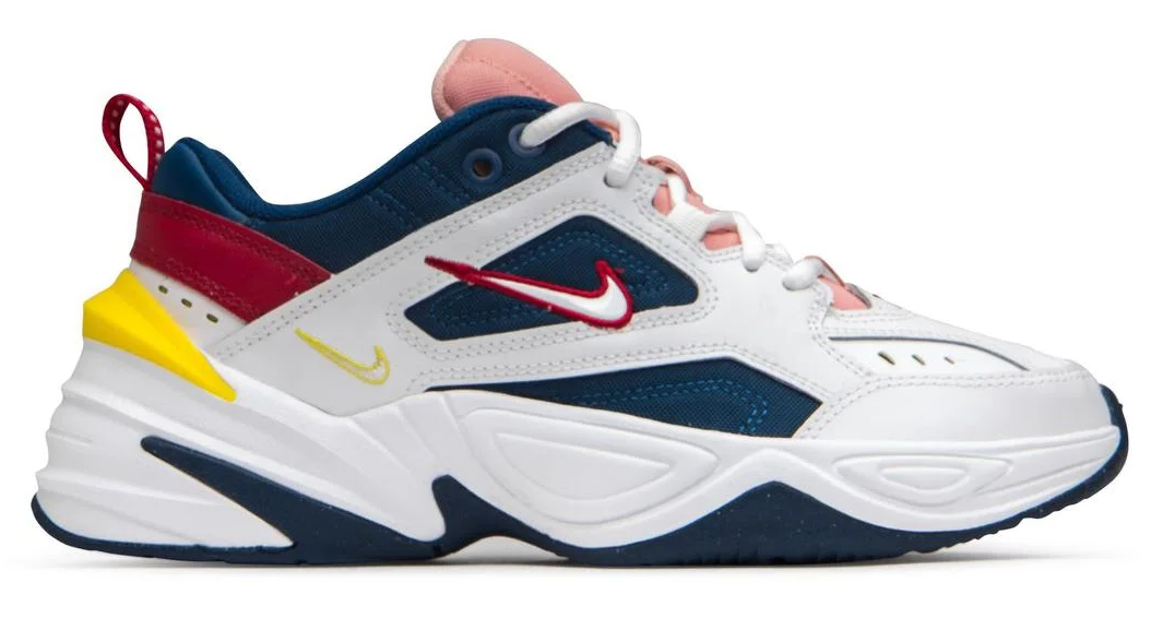 

Женские Кроссовки Nike M2K Tekno "Blue Force Multicolor" - "Белые Синие Красные" 39