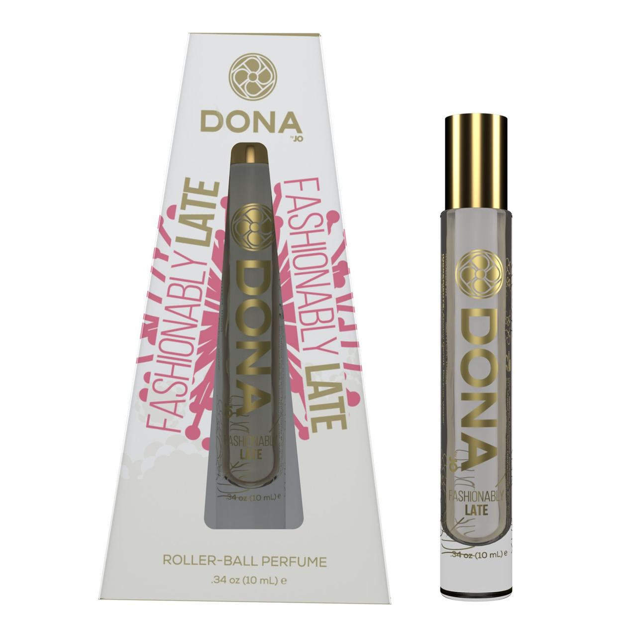 

Духи с роликовым нанесением DONA Roll-On Perfume - Fashionably Late (10 мл), вариант для сумочки