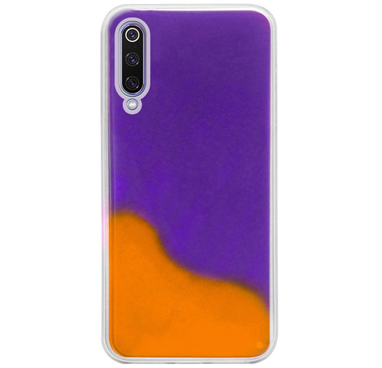 

Чехол-накладка (Жидкий Блеск) Neon Sand светящийся в темноте для Xiaomi Mi 9 Purple / Orange