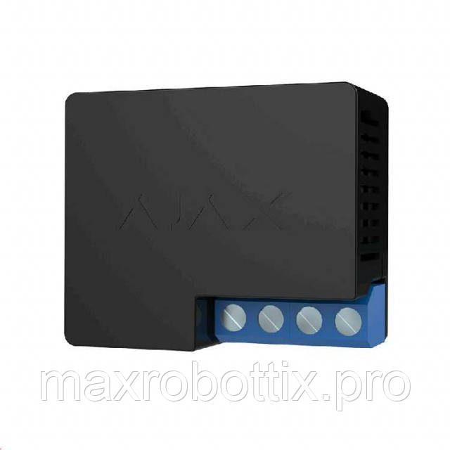 

Ajax WallSwitch Black. Реле для дистанционного управления бытовыми приборами