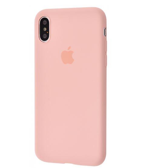 

Чехол Silicone Case Slim Full Protective для Apple iPhone XS Max (6.5"), Розовый / pink sand