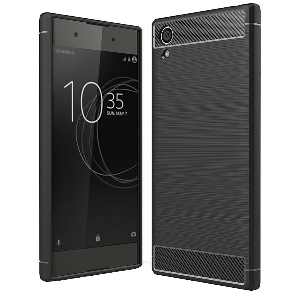 

Силиконовый чехол Polished Carbon Sony XA One / XA1 (Черный)
