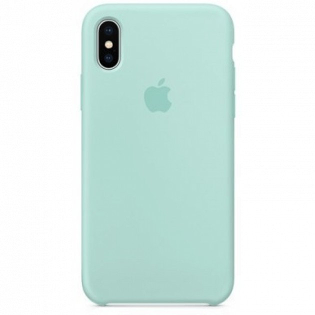 

Силиконовый чехол накладка Apple Silicone Case для Apple iPhone X/XS Turquoise