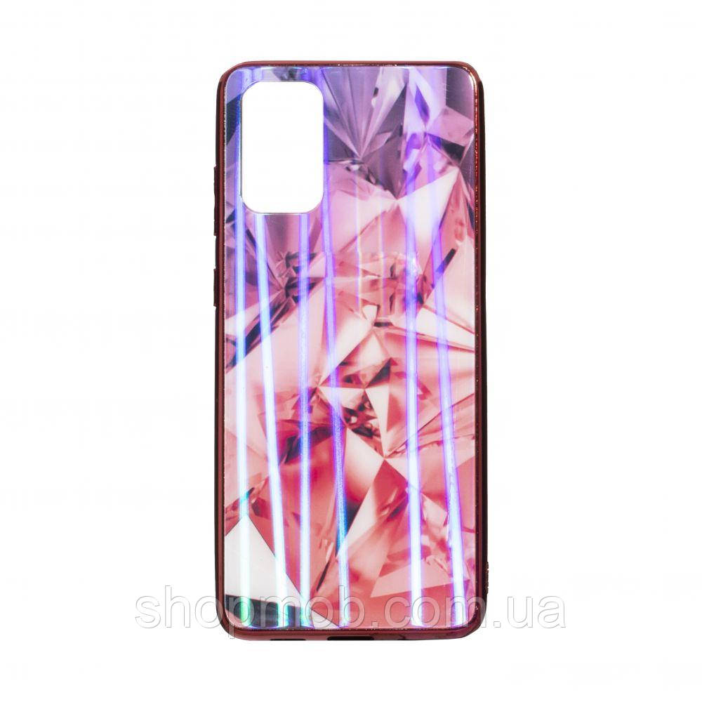 

Чехол накладка для смартфонов (с красивым принтом) Glass TPU Prism for Samsung S20 Plus 2020 Цвет Красный