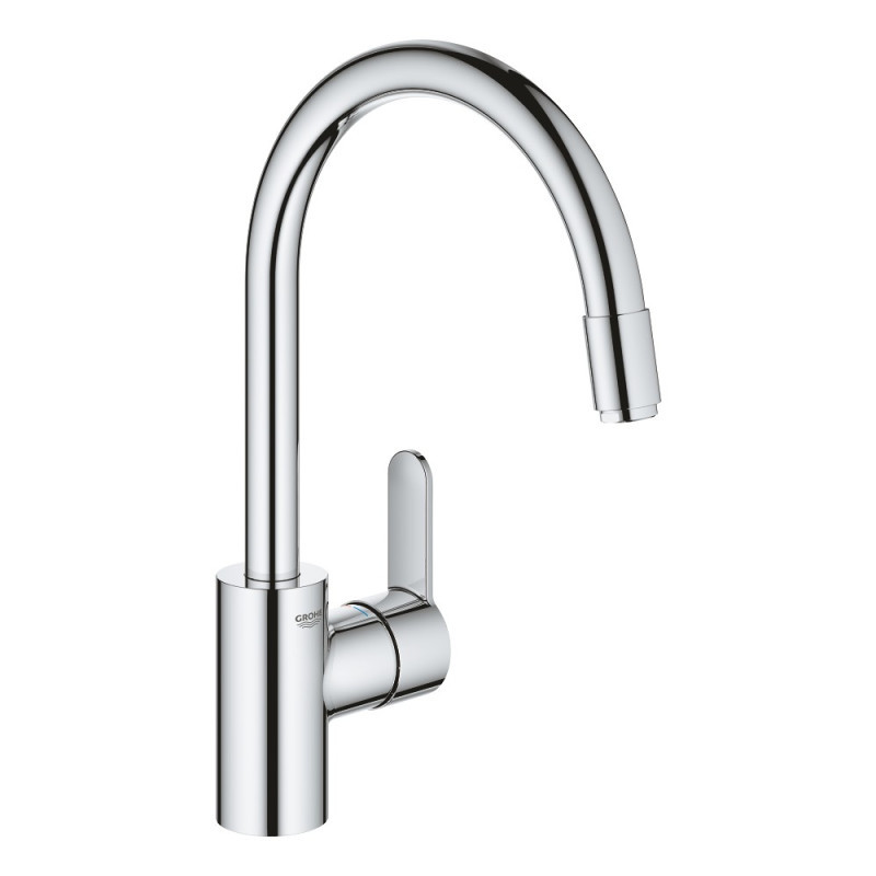 

Смеситель для кухни с выдвижным изливом Grohe Eurostyle Cosmopolitan 31126004, Хром