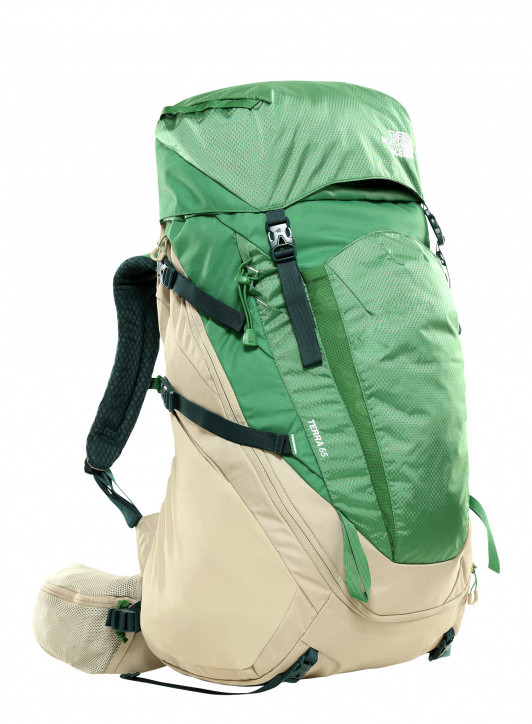 

Оригинальный рюкзак The North Face Terra 65 - beige/green (NF0A3S8GPQ81), Зелёный