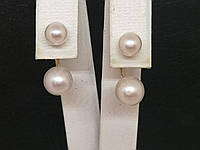 Золоті сережки з перлами. Артикул 3106.1, фото 1