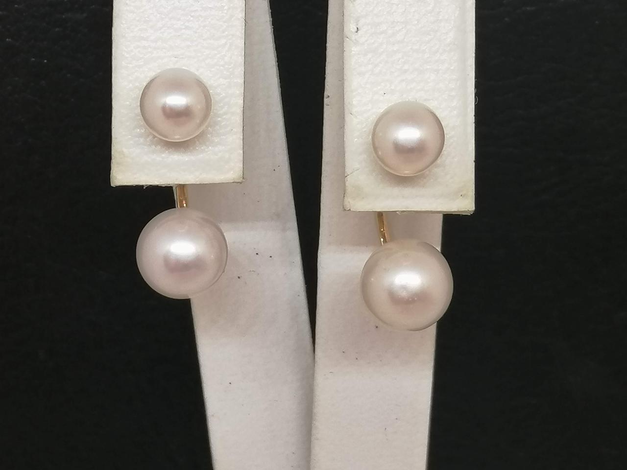 Золоті сережки з перлами. Артикул 3106.1