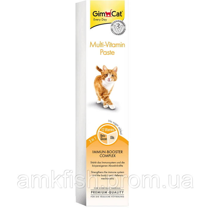 

GimCat Multi-Vitamin Paste мультивитаминная паста для кошек 200г