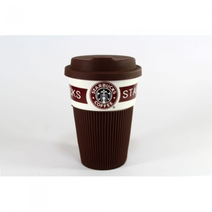 Чашка керамическая кружка Starbucks КоричневыйНет в наличии