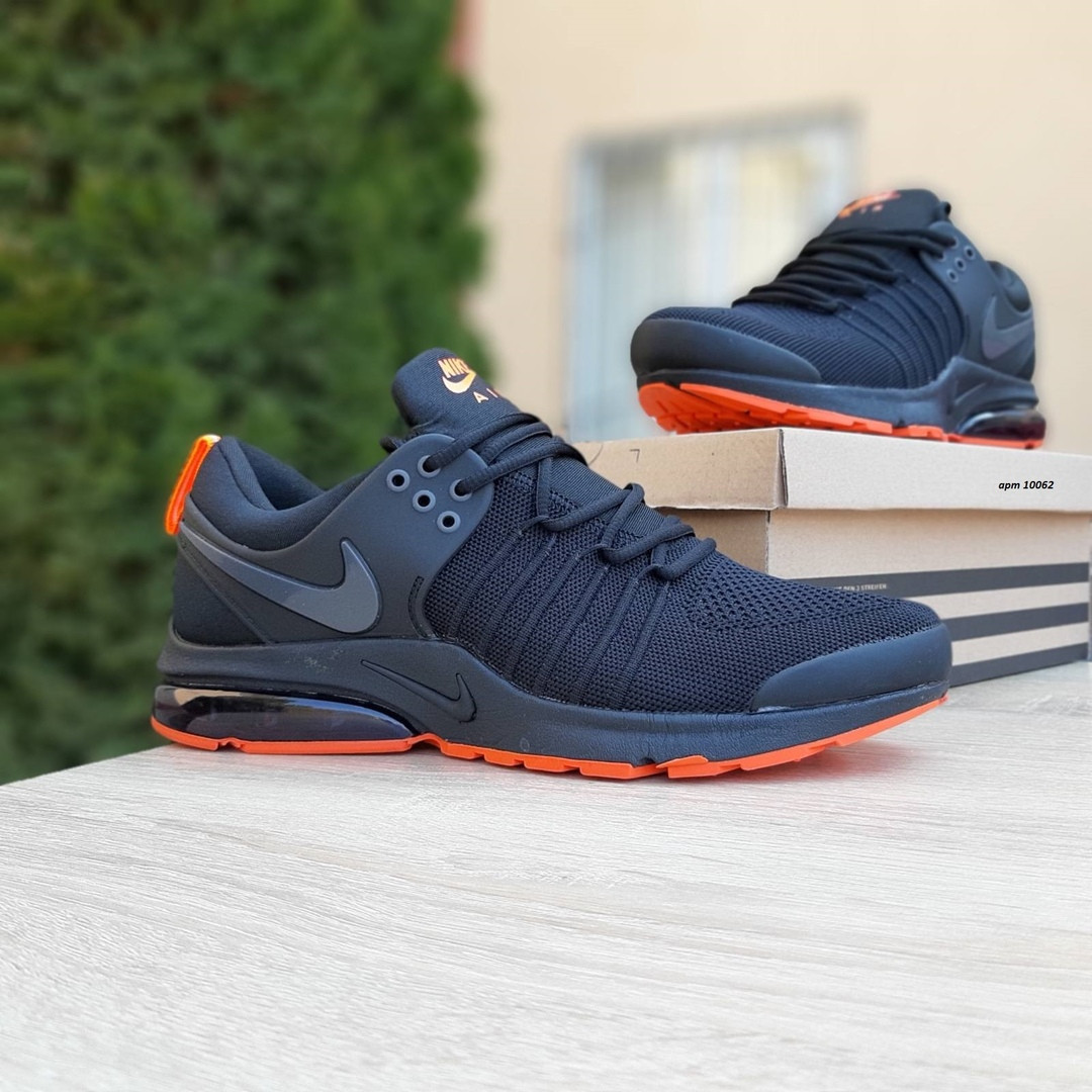 Мужские кроссовки Nike Air Presto, сетка, черные с оранжевым 41(26 см),  размеры:41,44, цена 1 340 грн., купить в Днепре — Prom.ua (ID#1226619032)