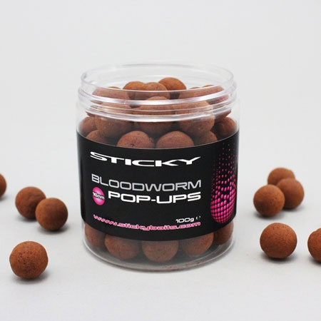 

Бойлы плавающие Sticky Baits Bloodworm Pop Ups 100gr