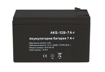 

Аккумуляторная батарея 12В/7ач