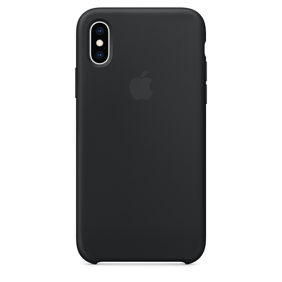 

Силиконовый чехол Apple Silicone Case для iPhone XS ((MRW72), Black)