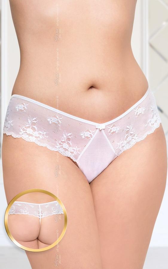 

Женские стринги - G-string 2420, Plus Size, белые, Белый