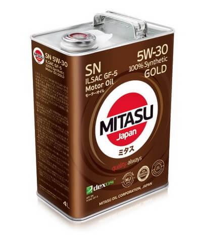 

Моторное масло MITASU Gold SN 5W-30 4 л (MJ-101-4)