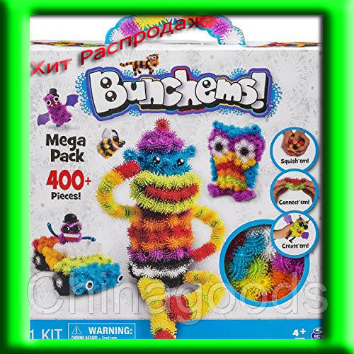 

Конструктор Bunchems Mega Pack 400+ фабричная упаковка