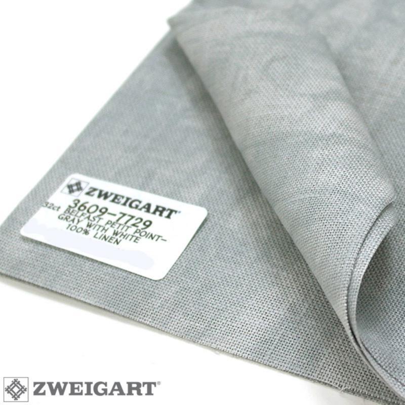 

Льняные счетные ткани Zweigart Vintage Belfast Linen 32 ct.(126кл.)140 см.