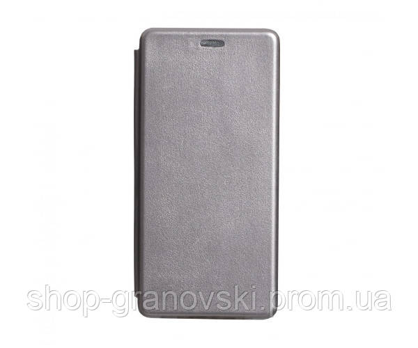 

Чехол-книжка кожа Xiaomi Mi 10, Серый