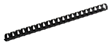 Пластикові пружини для палітурки, d 22мм, А4, 180 к., круглі, чорні, по 50 шт. в упаковці ( BM.0507-01)