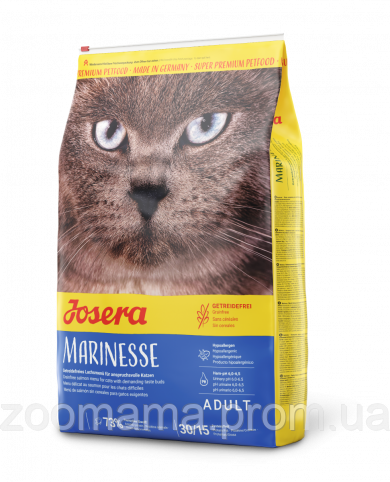 

Сухой корм для кошек Josera Marinesse гипоаллергенный с лососем, 4,25 kg