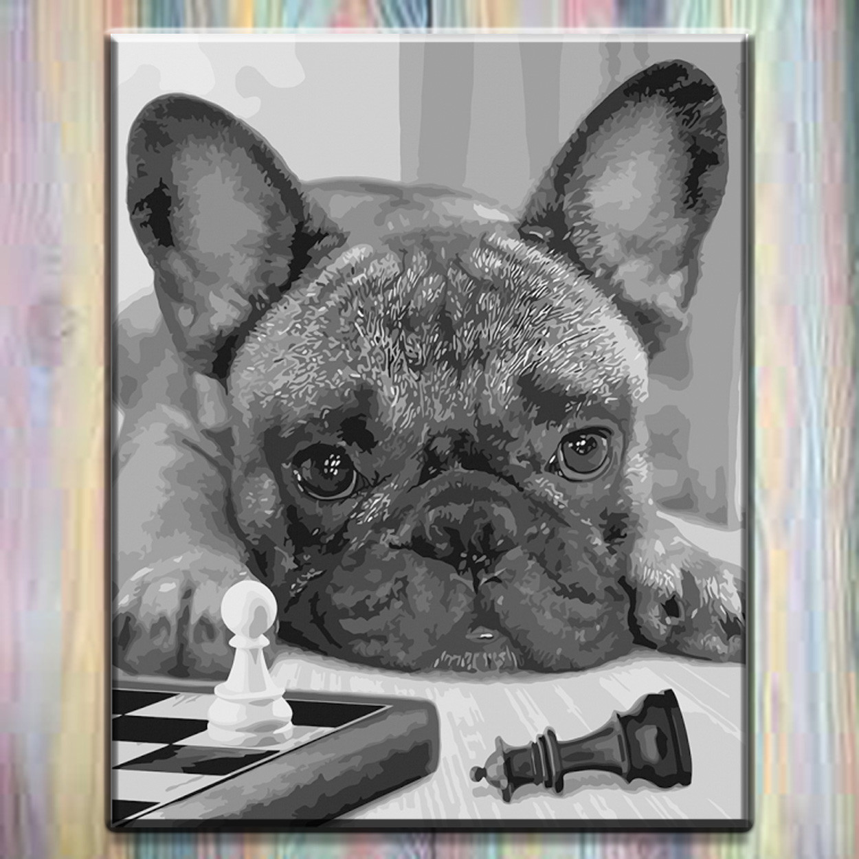 Картина по номерам ТМ Идейка, холст на подрамнике, Собака 