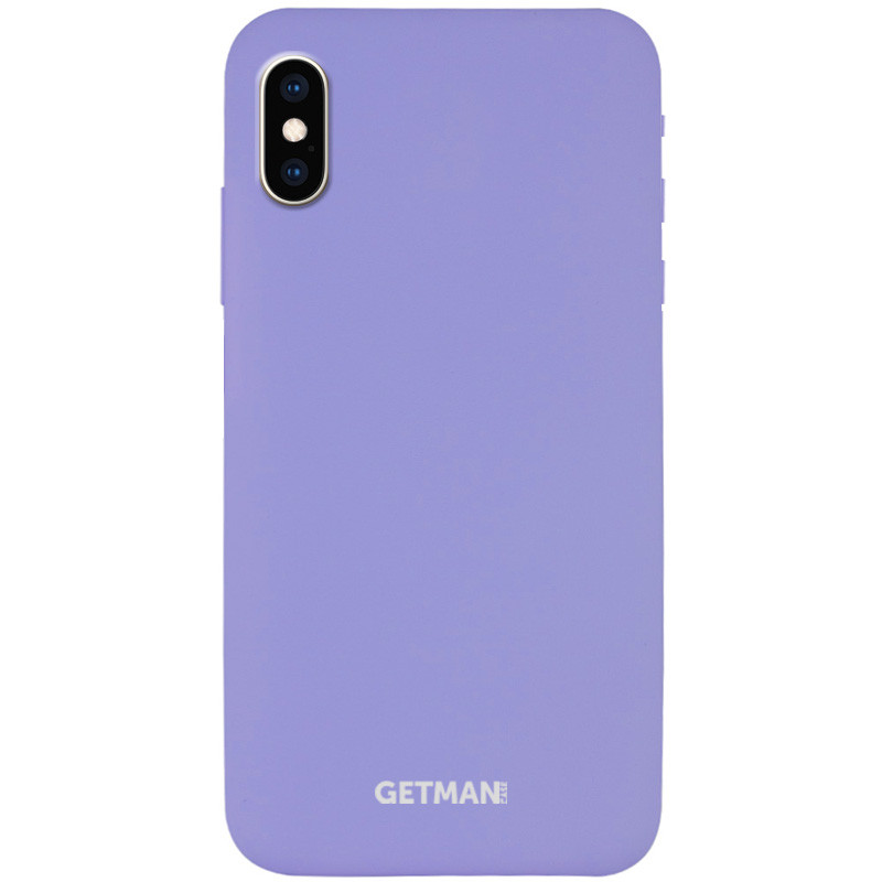 

Чехол Silicone Case GETMAN for Magnet для Apple iPhone XS Max (6.5"), Сиреневый / dasheen