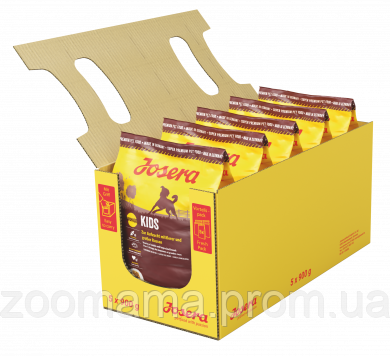 

Корм для собак Josera Kids для щенков и юниоров средних и крупных пород, 5*900g