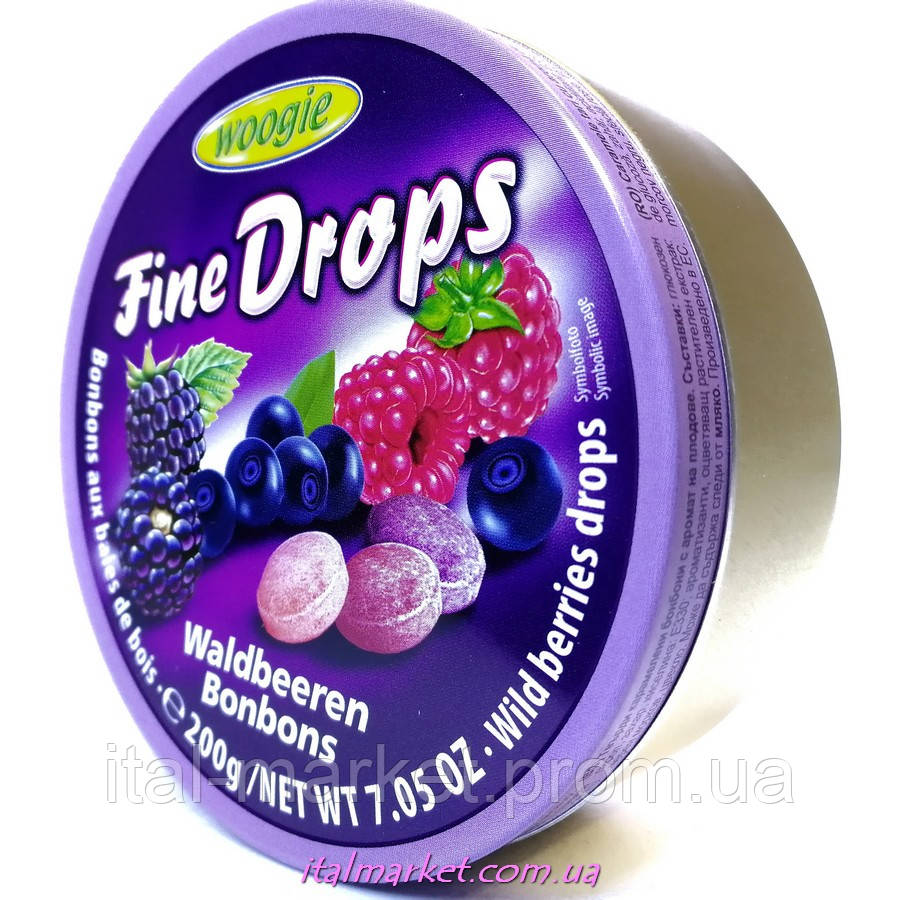 Леденцы ягодные Waldbeeren Bonbons Fine Drops 200 гНет в наличии