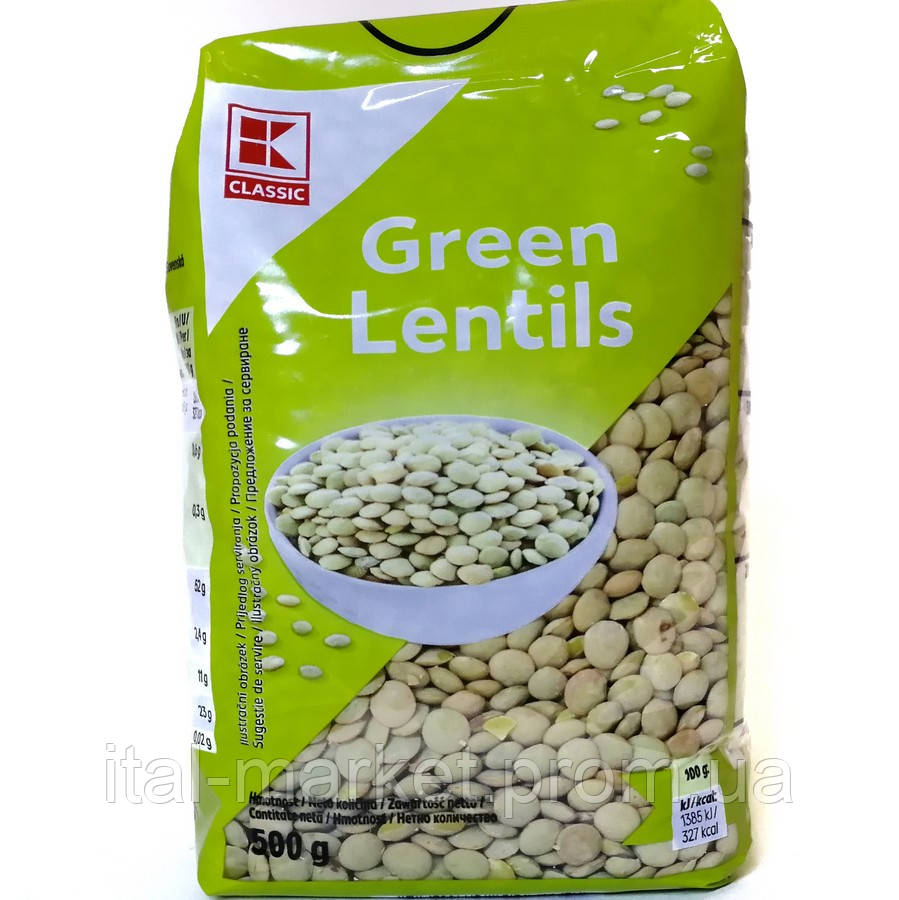 Чечевица Green Lentils 500гНет в наличии