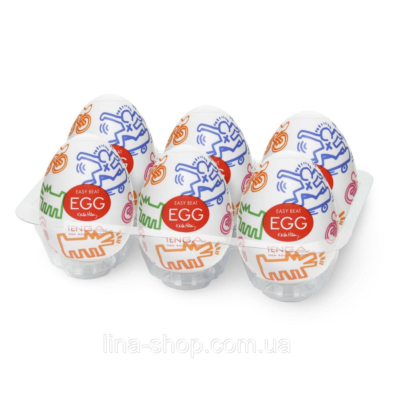 

Набор Tenga Keith Haring EGG Street