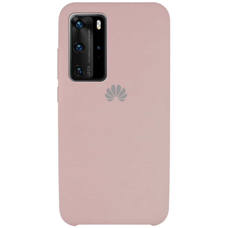 

Чехол силиконовый (AAA) для Huawei P40 Pro Розовый / Pink Sand