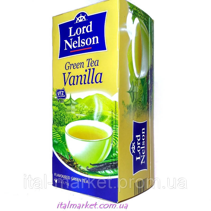 Чай зелёный+ваниль Green Tea Vanila 25 пакНет в наличии