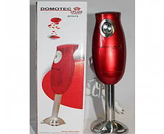 Блендер Domotec DT-573 Червоний ,метелическая ніжка 2 швидкості