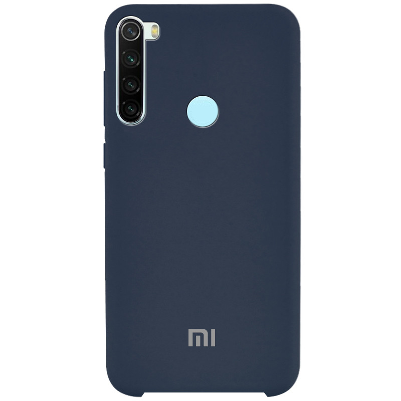 

Чехол Silicone Cover (AA) для Xiaomi Redmi Note 8, Синий / midnight blue